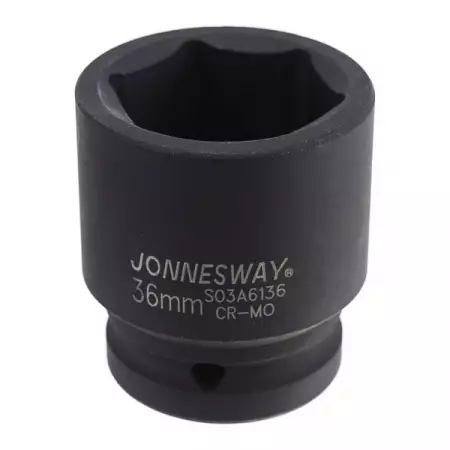 Головка торцевая ударная 6-гранная 3/4"DR, 36 мм, Jonnesway S03A6136