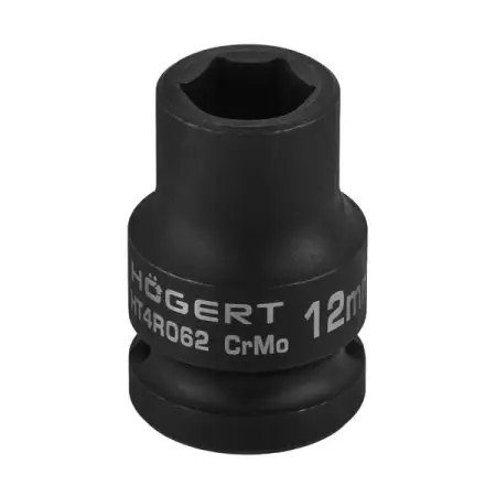 Головка торцевая ударная короткая 1/2”, 12 мм, HOEGERT HT4R062