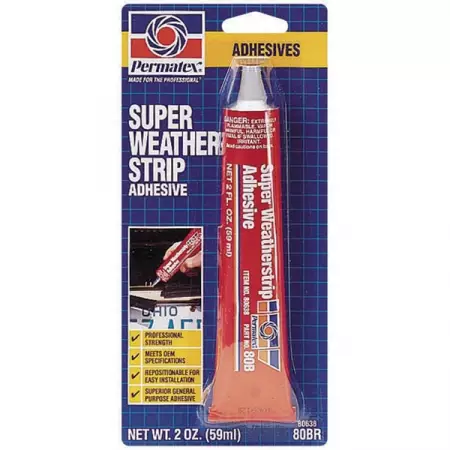 Клей для оконных уплотнений всепогодный, 59 мл, Permatex Super Weatherstrip Adhesive