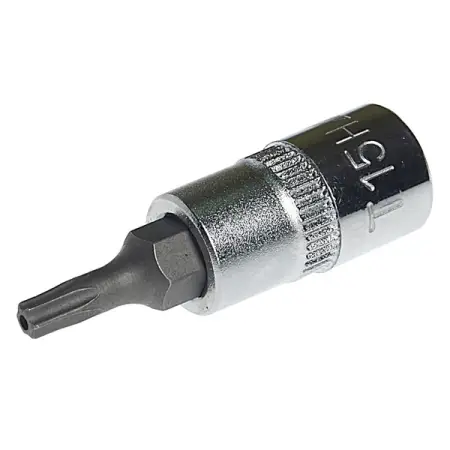 Бита-головка 1/4" TORX с отверстием T15Hx37мм JTC-23515