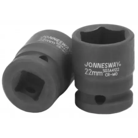 Головка торцевая ударная 6-гранная 1/2"DR, 22 мм, Jonnesway, S03A4122