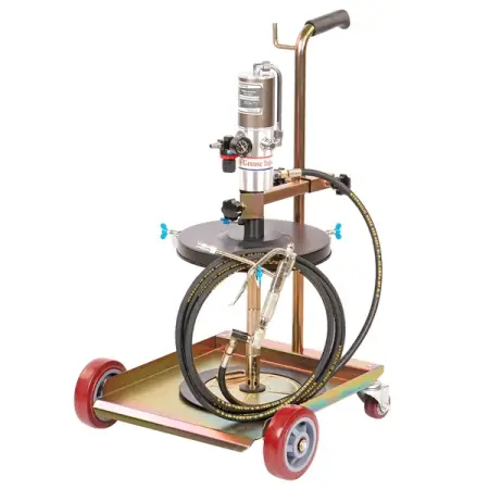 NORDBERG NO5030 Установка пневматическая для раздачи густой смазки из бочек 20-60 л, c тележкой