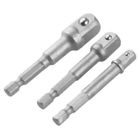 Набор переходников 1/4">1/4", 3/8", 1/2", 3 предмета, TOLSEN TT77864