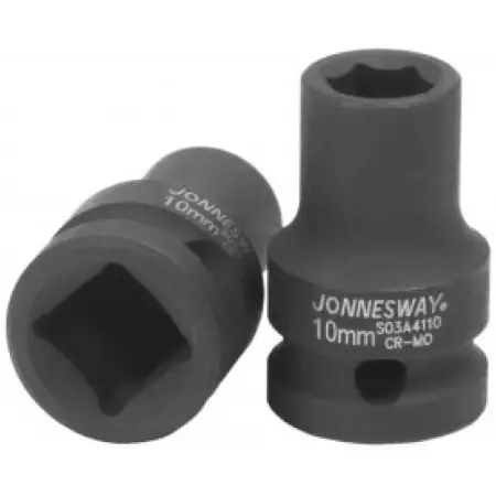 Головка торцевая ударная 6-гранная 1/2"DR, 10 мм, Jonnesway, S03A4110