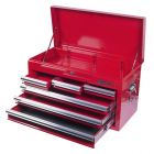 Ящик инструментальный, 6 выдвижных полок и отсек с крышкой, красный МАСТАК 511-06570R