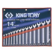 Набор ключей комбинированных 8-24 мм 14 предметов King Tony 1215MR01
