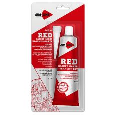 Герметик для прокладок, 85 г, красный AIM-ONE Red RTV Gasket Maker Neutral Type