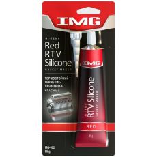 Герметик для прокладок термостойкий, 85 г, красный, IMG Hi-Temp Red RTV Silicone Gasket Maker