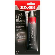 Герметик для прокладок маслостойкий, 85 г, черный, IMG Oil Resistant Black RTV Silicone Gasket Maker