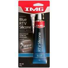 Герметик для прокладок эластичный для замасленных соединений, 85 г, синий, IMG Elastic Blue RTV Silicone Gasket Maker