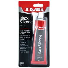 Клей-герметик силиконовый, 85 г, черный, IMG Black Silicone Adhesive Sealant