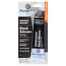 Клей-герметик силиконовый черный, 85 г, Permatex Black Silicone Adhesive Sealant