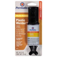 Клей эпоксидный многофункциональный для пластмассы, 5 минут, шприц, 25 мл, Permatex PermaPoxy 5 minute Plastic Weld