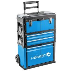 Ящик для инструментов на колесах трехмодульный HOEGERT HT7G080