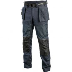 Рабочие штаны с карманами в виде кобуры, темно-синие, HOEGERT Nekar, размер M HT5K365-M