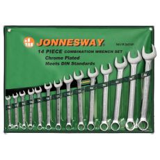 Набор ключей гаечных комбинированных в сумке, 10-32 мм, 14 предметов, Jonnesway W26114S