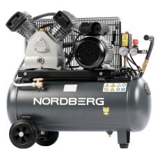 NORDBERG NCP50/420A Компрессор поршневой с ременной передачей 220В, ресив. 50л, 420л/мин
