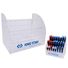 Стенд демонстрационный пластиковый для отвёрток King Tony 87104