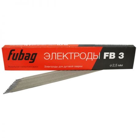 Электроды сварочные с рутиловым покрытием FUBAG FB 3 (2,5 мм; 0,9 кг)