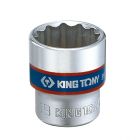 KING TONY M3023MRV11 Набор торцевых головок 3/8 дюйма, 6-24 мм, 23 предмета, в комплекте мультитул