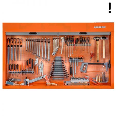 BAHCO 1495CS18 Инструментальный шкаф со шторкой, 1800x170x900 мм, оранжевый